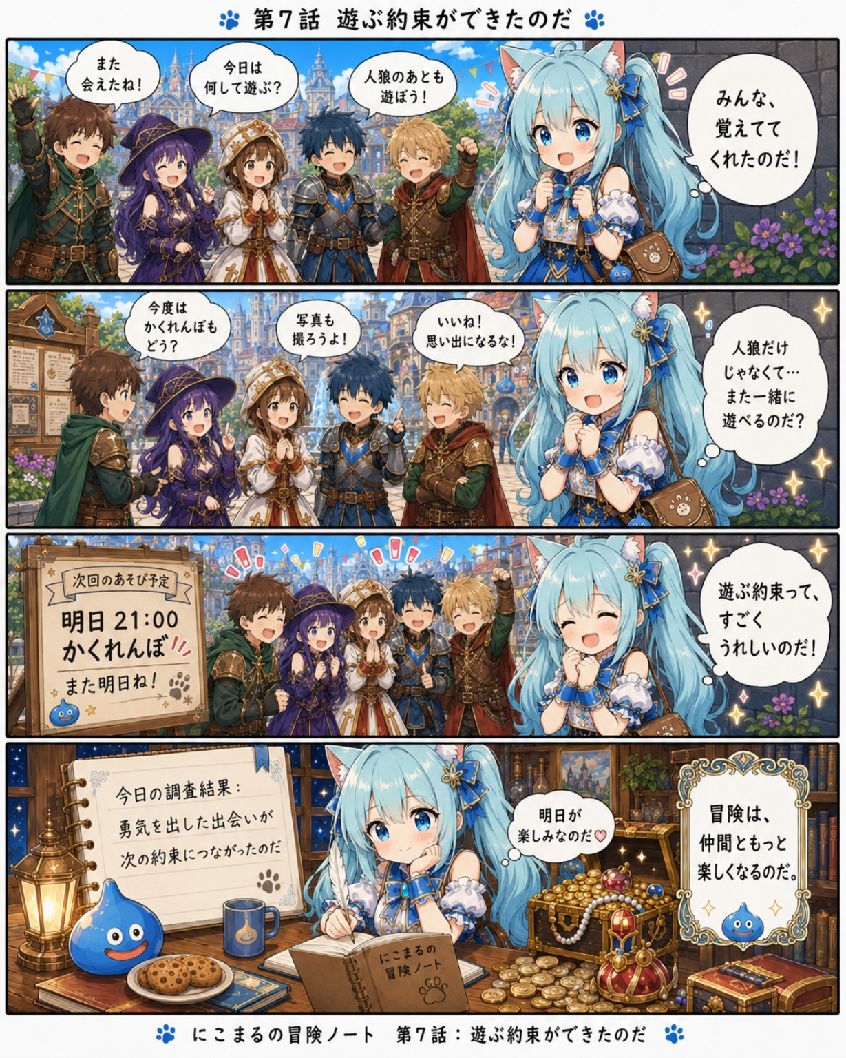 第7話 遊ぶ約束ができたのだ の漫画画像
