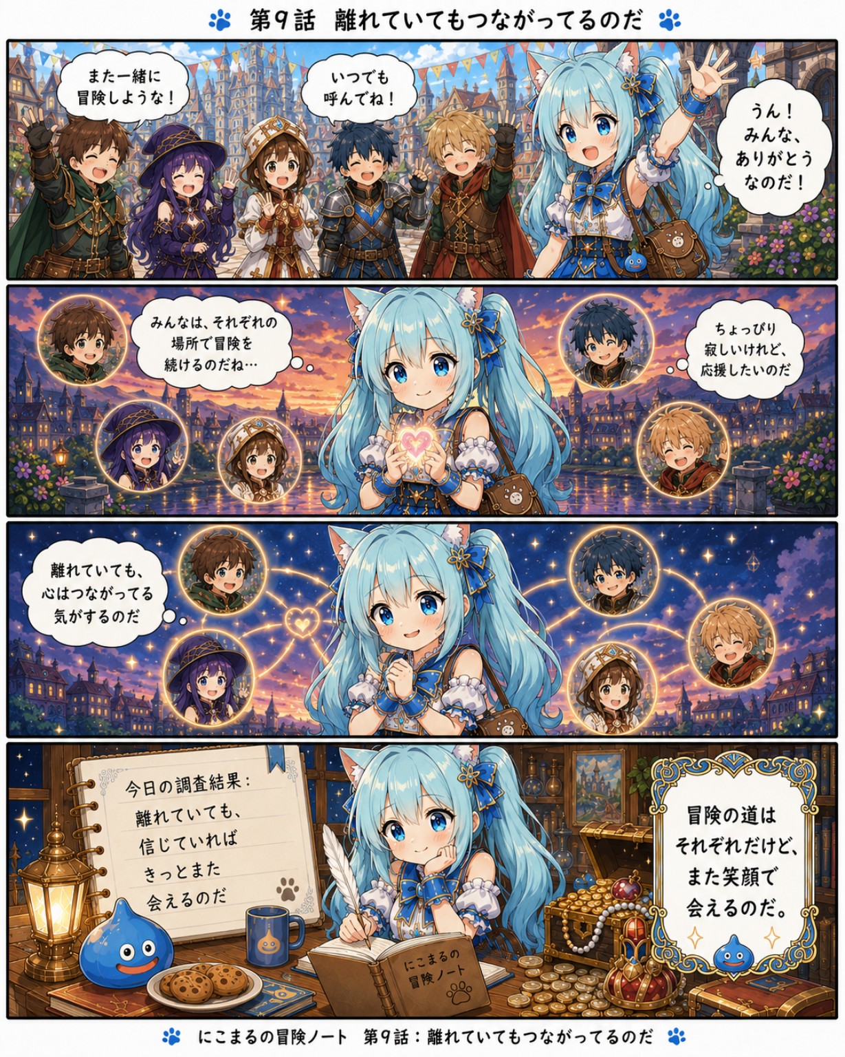 第9話 離れていてもつながってるのだ の漫画画像